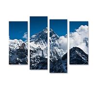 islandburner Cuadro Moderno en Lienzo Monte Everest Montaña Cima Mundo Cuadros Decoracion Cocina Salon