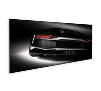 islandburner Cuadro Moderno en Lienzo Negro Sports Car Nursery Cuadros Decoracion Cocina Salon