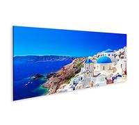 islandburner Cuadro Moderno en Lienzo Oia Ciudad En La Isla De Santorini Grecia Cuadros Decoracion Cocina Salon