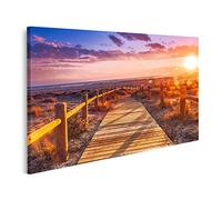 islandburner Cuadro Moderno en Lienzo Puesta De Sol En La Playa Cerca De Almería Cabo De Gata Nijar Almería Cuadros Decoracion Cocina Salon