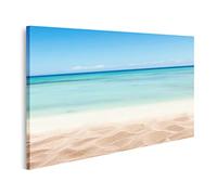 islandburner Cuadro Moderno en Lienzo Sand Beach View of The Sea Holiday Feeling Cuadros Decoracion Cocina Salon