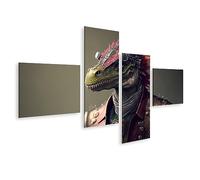 islandburner cuadro sobre lienzo animal punk rockero Lizzard como fan de la música rock él imágenes murales póster