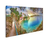 islandburner Cuadro sobre lienzo antiguo puerto Chora isla Skiathos Grecia antiguo puerto isla Chora imágenes murales póster