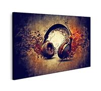 islandburner Cuadro sobre lienzo auriculares música imágenes murales póster JBOR-1P