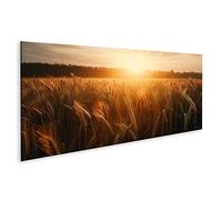 islandburner cuadro sobre lienzo campo de trigo verano puesta de sol campo de trigo verano Golden Hour imágenes murales póster