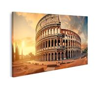 islandburner Cuadro sobre lienzo Coliseo Romano al atardecer elegante belleza imágenes murales carteles