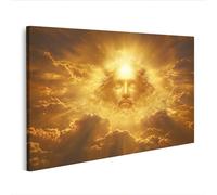 islandburner Cuadro sobre lienzo con imagen del dios del sol Helios en el cielo brillante - Edición R1