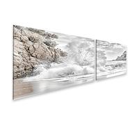 islandburner Cuadro sobre lienzo Dramático Ola Marina Mural Sala de Estar Para Los amantes de la naturaleza - 2