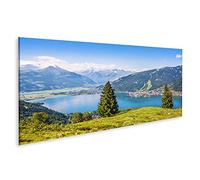 islandburner Cuadro sobre lienzo Hermoso paisaje con los Alpes Zell Am See Austria imágenes murales póster