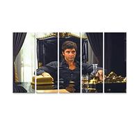 islandburner Cuadro sobre lienzo Icono Pacino Scarface Tony Montana Cult Gangster Movie Hollywood V2 Cuadros Impresiones Imágenes Mural Decoración de pared