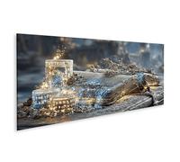 islandburner Cuadro sobre lienzo Libro Mágico Místico Mural Sala de Estar Para Amantes De La Fantasía - Panorama