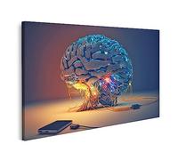 islandburner cuadro sobre lienzo máquina cerebro digital inteligencia artificial imágenes murales carteles