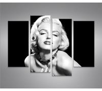 islandburner Cuadro sobre lienzo Marilyn Monroe V6 4 XXL Póster Lienzo Lienzo decorativo Salón Marca