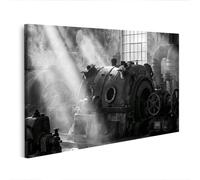 islandburner Cuadro sobre lienzo místico industrial romanticismo mural oficina para exploradores y nostálgicos - Edición F2