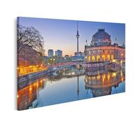 islandburner Cuadro sobre lienzo Museumsinsel Berlín Crepúsculo Panorámico Cuadros Murales Póster