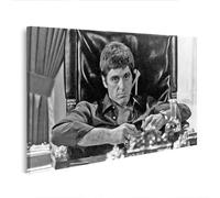 islandburner Cuadro sobre lienzo Pacino Scarface Tony Montana culto OG Gangster Movie US Imágenes Mural Póster