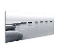 islandburner cuadro sobre lienzo piedras en el agua Un círculo hacia el horizonte forman cuadros cuadros murales póster