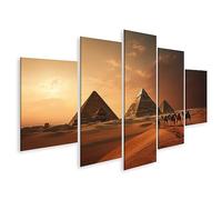 islandburner Cuadro sobre lienzo pirámides de Giza Egipto fotografía de viajes imágenes murales póster