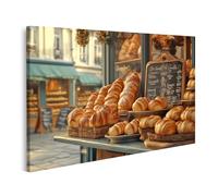 islandburner Cuadro sobre lienzo Ventana de panadería viva con pasteles y pasteles Imágenes murales Póster