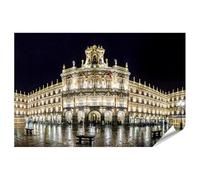 islandburner Cuadro XXL Plaza Mayor Vista Nocturna Salamanca Arquitectura Premium Imágenes Impresión fotográfica