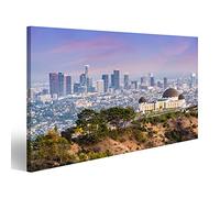 islandburner, Cuadros de salon Los Angeles, California, EE.UU., centro de la ciudad desde Griffith Park. Cuadro decoracion de Pared Impresión en lienzo Formato Grande modernos PKF-1K-N