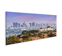 islandburner, Cuadros de Salon Los Angeles, California, EE.UU., Centro de la Ciudad Desde Griffith Park. Cuadro Decoracion de Pared Impresión en Lienzo Formato Grande Modernos PKF-Pano-N