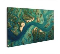 islandburner Fotografía sobre lienzo Paisaje del Delta del Río Esmeralda Edición Q1