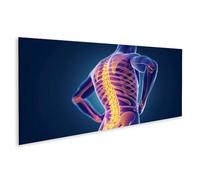 islandburner Imagen Prime sobre lienzo Cuerpo humano y columna vertebral Visualización en 3D para Dormitorio Práctica de Fisioterapia Consciente de la Salud Imágenes Murales Póster