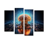 islandburner Imagen Prime sobre lienzo Inteligencia Artificial y Evolución Tecnológica Cuadros Murales Póster