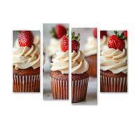 islandburner Imagen principal sobre lienzo fresa crema magdalenas seducción seis deliciosas obras de arte fotos murales cartel