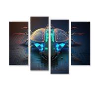 islandburner Imagen sobre lienzo Circuito Electrónico Buche Virus Computadora Concepto Espía Imágenes Murales Póster