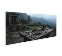 islandburner Imagen sobre lienzo Mística Escena Medieval Mural Salón Para Amantes de la Historia - Panorama - Edición U2