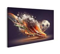 islandburner Imagen sobre lienzo partido de fútbol publicidad póster gráfico arte creativo profesional botas deportivas Kic imágenes murales póster JEMT-1P