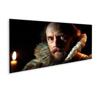 islandburner Imagen sobre lienzo Retrato clásico de un hombre a la luz de las velas - Panorama - Edición N1
