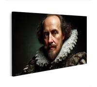 islandburner Imagen sobre lienzo Retrato clásico de un poeta a la luz de las velas - Edición P2