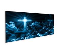 islandburner Pintura Cruz en nube Religión cristiana Jesucristo Iglesia Imprimir sobre lienzo decoración de pared sala de estar