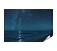 islandburner Póster con vistas panorámicas al cielo despejado - mural para diseño moderno del hogar - póster estándar