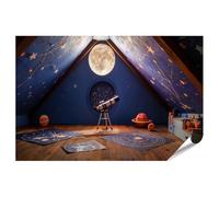 islandburner Póster de alta calidad con diseño de reino estrellado mágico para habitación infantil para pequeños exploradores, estándar