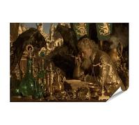 islandburner Póster de alta calidad con taller de alquimistas místicos, mural para sala de estar, perfecto para los amantes de la fantasía, estándar