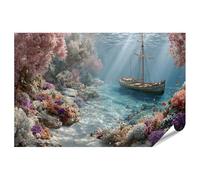 islandburner Póster de alta calidad para pared de naufragios fascinantes para el salón para aventureros y amantes del mar - gran formato