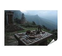 islandburner Póster de primera calidad con escena medieval mística, mural para sala de estar para amantes de la historia, edición estándar W2