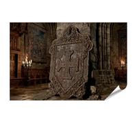 islandburner Póster de primera calidad con escudo místico templario para salón, para amigos de la historia, formato grande