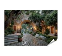 islandburner Póster de primera calidad mística medieval de la ciudad, mural para sala de estar para los amantes de la historia, edición estándar Z2