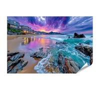 islandburner Póster del amanecer en la costa este de Corea - Imagen panorámica para su hogar - Estándar