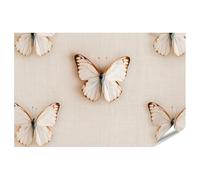 islandburner Póster premium de delicada armonía de mariposas, mural para sala de estar para amantes de la naturaleza, gran formato