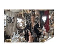 islandburner Póster premium de la reina mística en el trono, mural para sala de estar para los amantes de la fantasía - Edición estándar N2