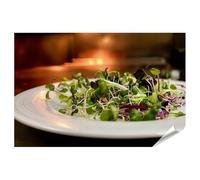 islandburner Póster premium de microgreens frescas obras de arte para la cocina perfecto para gourmets - estándar