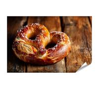 islandburner Póster premium rústico de pretzel para la cocina, perfecto para gourmets, gran formato