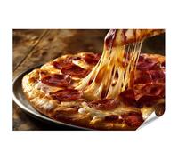 islandburner Póster Premium Seductor Pepperoni Pizza Mural Cocina Para Gourmets - Formato Grande