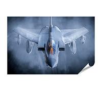 islandburner Póster XXL de la Royal Air Force RAF Gr Tornado Out Darkness Cometh Light Fighter Jet Aircraft Premium Imágenes Impresión fotográfica IPBQ-PGR